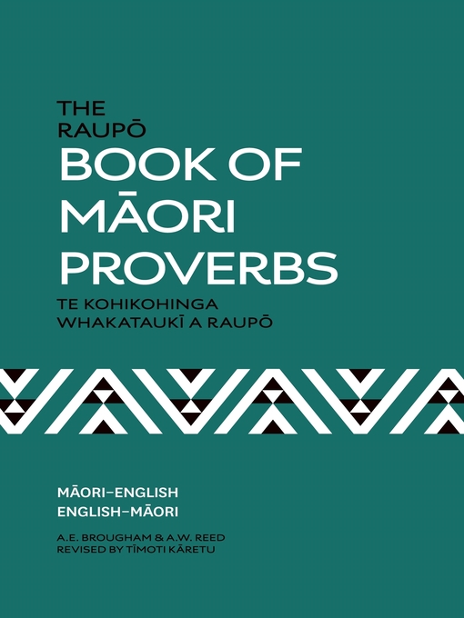 Title details for The Raupo Book of Maori Proverbs by A.W. Reed - Wait list